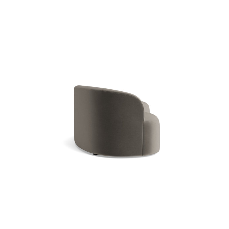 Sofia Left Arm Sofa, Performance Velvet - Graphite