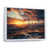White Floater Framed