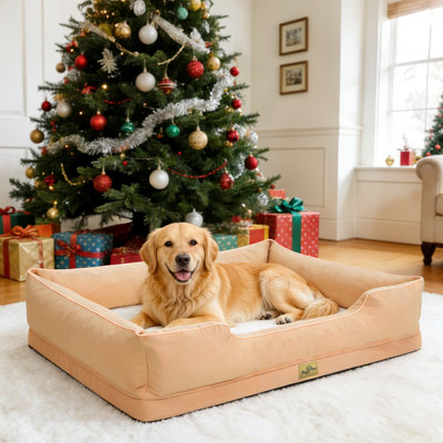Orthopedic Dog Bed with Bolster 