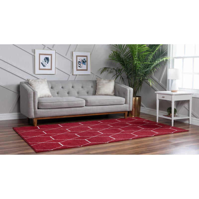 Liggett Geometric Hand Woven Area Rug, Rectangle 152 x 244cm