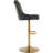 Jiar Swivel Upholstered Adjustable Height Counter Stool with Metal Frame,Gray Bar Stools -2082221039-2082304901
