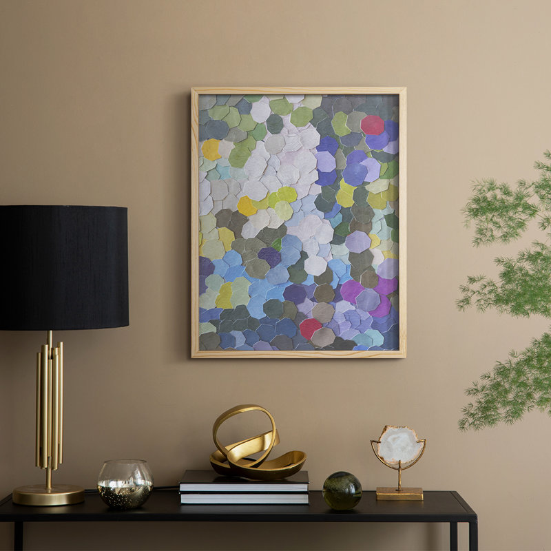 Doris Duke Garden, reproduction encadrée - bois massif, H 30 po x l 24 po