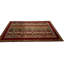 Hand Woven Cotton and Wool Striped Area Rug