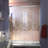 DreamLine Visions 30 inch D x 60 inch W x 74 3/4 inch H Semi-Frameless Sliding Shower Door in Chrome with Left Drain White Shower Base Kit-29345624-29345630-132418915