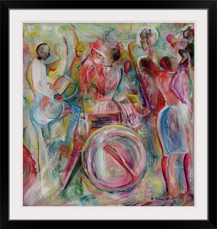 «New Orleans, 2006» par Ikahl Beckford, reproduction d'art, H 16 po x l 16 po x P 1,25 po, Toile