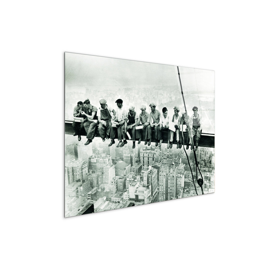 Rockefeller Center by Art Studio 58×78 cm CrystalArt Acrylic Material Glass Effect, Frameless Panel, Lightweight Ready to Hang