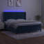 Keyan Velvet Bed with Mattress-1704318386-1704318398