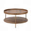 Table, ensemble de 2 tables basses rondes modernes à 2 niveaux pour le salon, tables basses gigognes faciles à assembler, tables de bout pour le bureau du balcon de la chambre à coucher-114797066