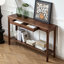 Walnut Solid Wood Rectangular Console Table-851488858