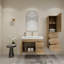 Ensemble de meuble-lavabo simple mural 35,4 "-70381368