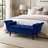Velvet Upholstered Storage Bench-1372117918