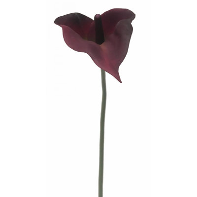 Purple Stem Calla Lily Artificial Flower