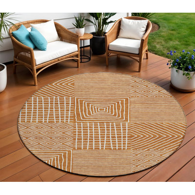 Tapis rond 8 po