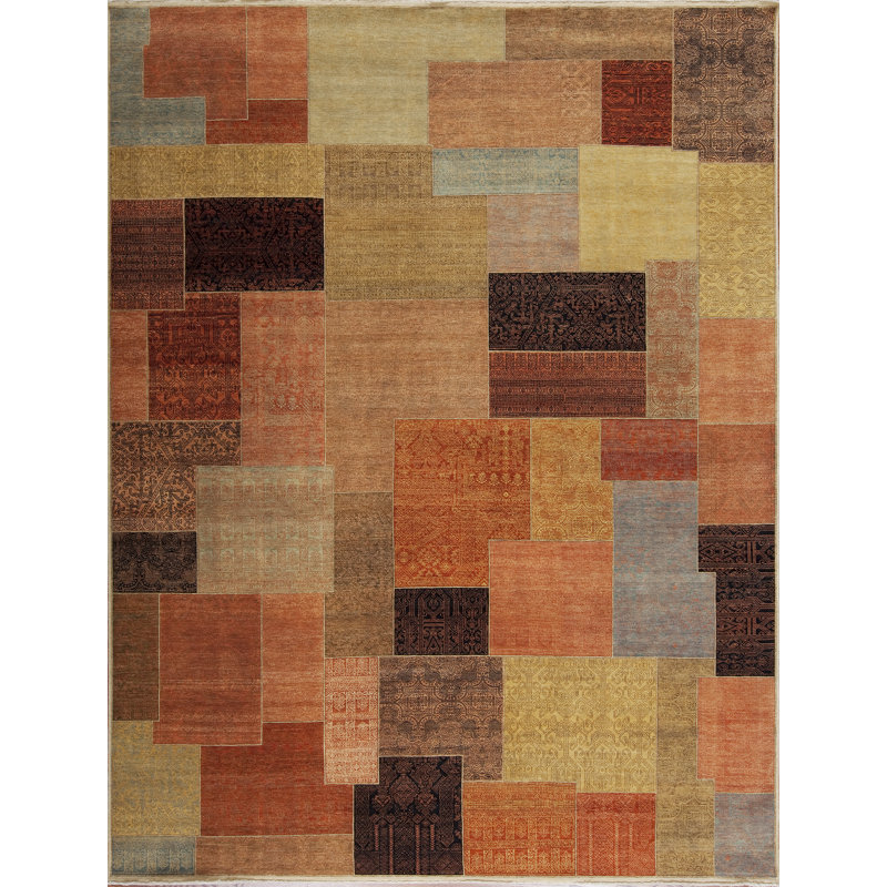 Asian Art Collection One-of-a-Kind 9.1 X 11.11 Wool Area Rug