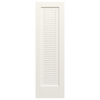 1 Panel Primed MDF Interior Door Slab Full Modern Ventilated Panel