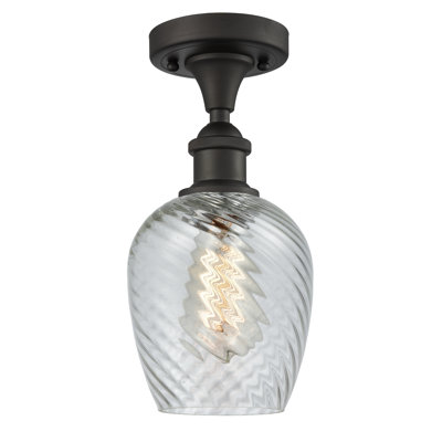 Plafonnier semi-encastré 1 lumière 5 po Lyman