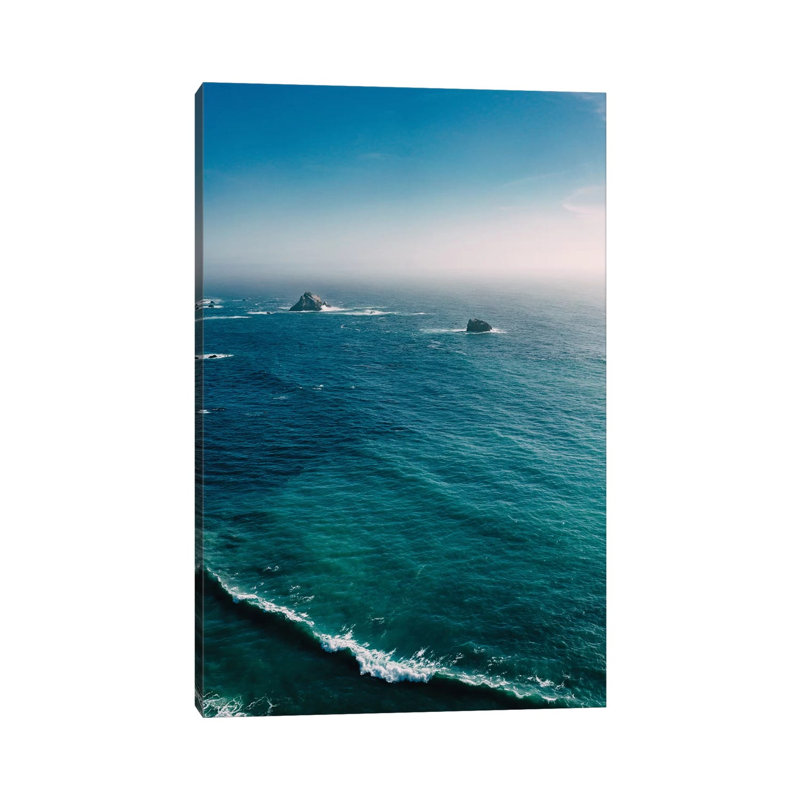 Big Sur Blue by Bethany Young - Print on Canvas, 101.6cm H x 66.04cm W x 3.81cm D, Wrapped Canvas