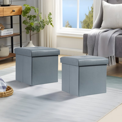 Repose-pieds en cuir Hattiesville