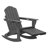 HDPE Foldable Adirondack Rocking Chairs with Retractable Ottoman-765421352
