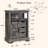 Taeron Oak Freestanding Bathroom Cabinet-802035379