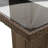 Garden Dining Set Brown, Cream White