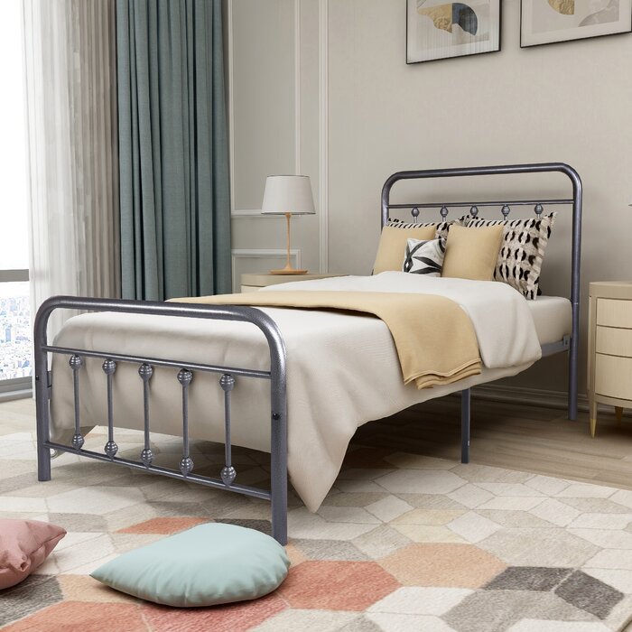 Lark Manor Hidalgo Metal Platform Bed & Reviews | Wayfair