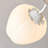 Flower Glass Shade Wall Light Wrought Iron Wallchiere-641595897