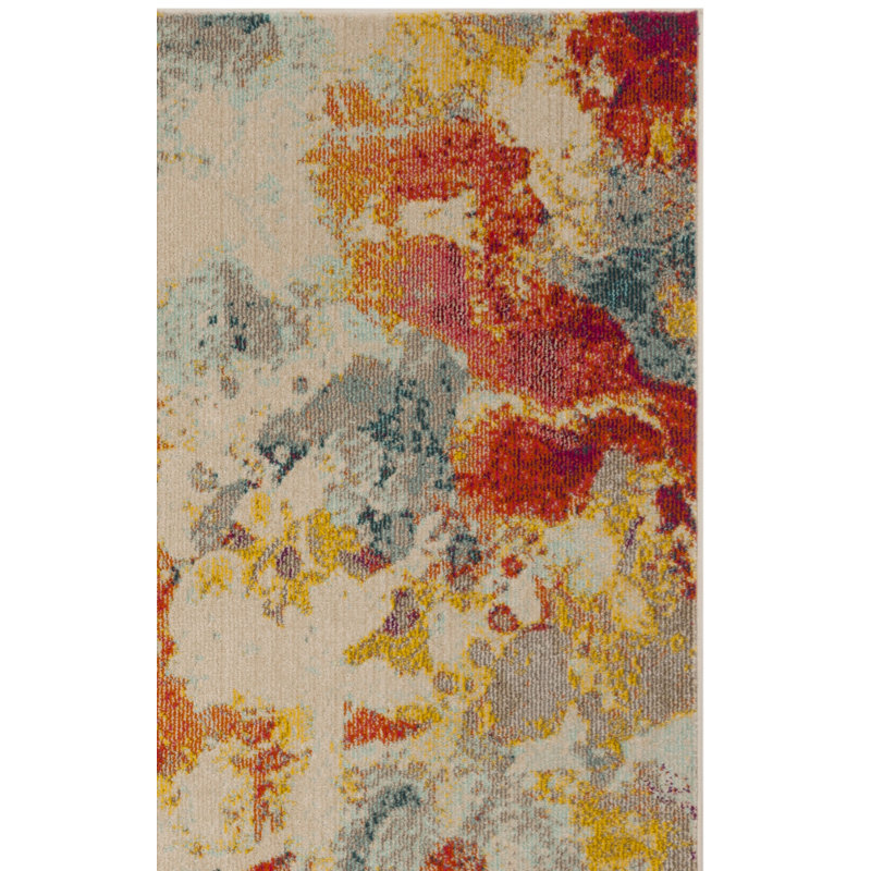 Donnelsville 100 Performance Abstract Rug, Rectangle 8' x 10'