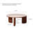 Round Coffee Table With 3 Legs