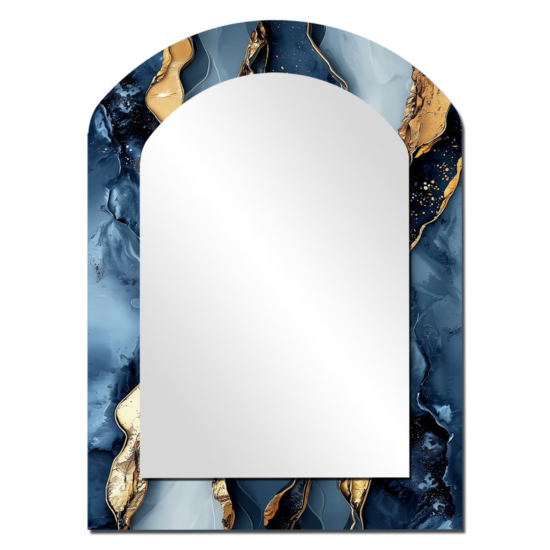 Miroir mural asymétrique Coastal, 34 po x 25 po