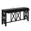 Console avec 4 tiroirs spacieux et rangement ouvert-120317328