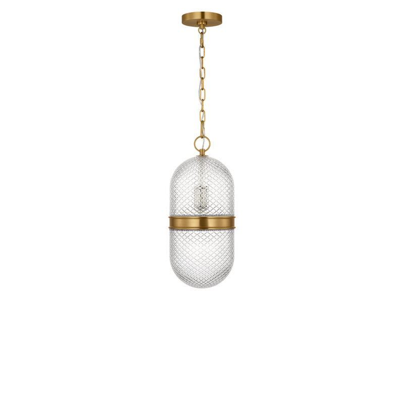 Lucinda 8 Pendant, Burnished Brass