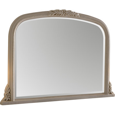Arched Beaded Kalmar Overmantle Mirror