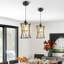 Luminaire suspendu noir Jaci
