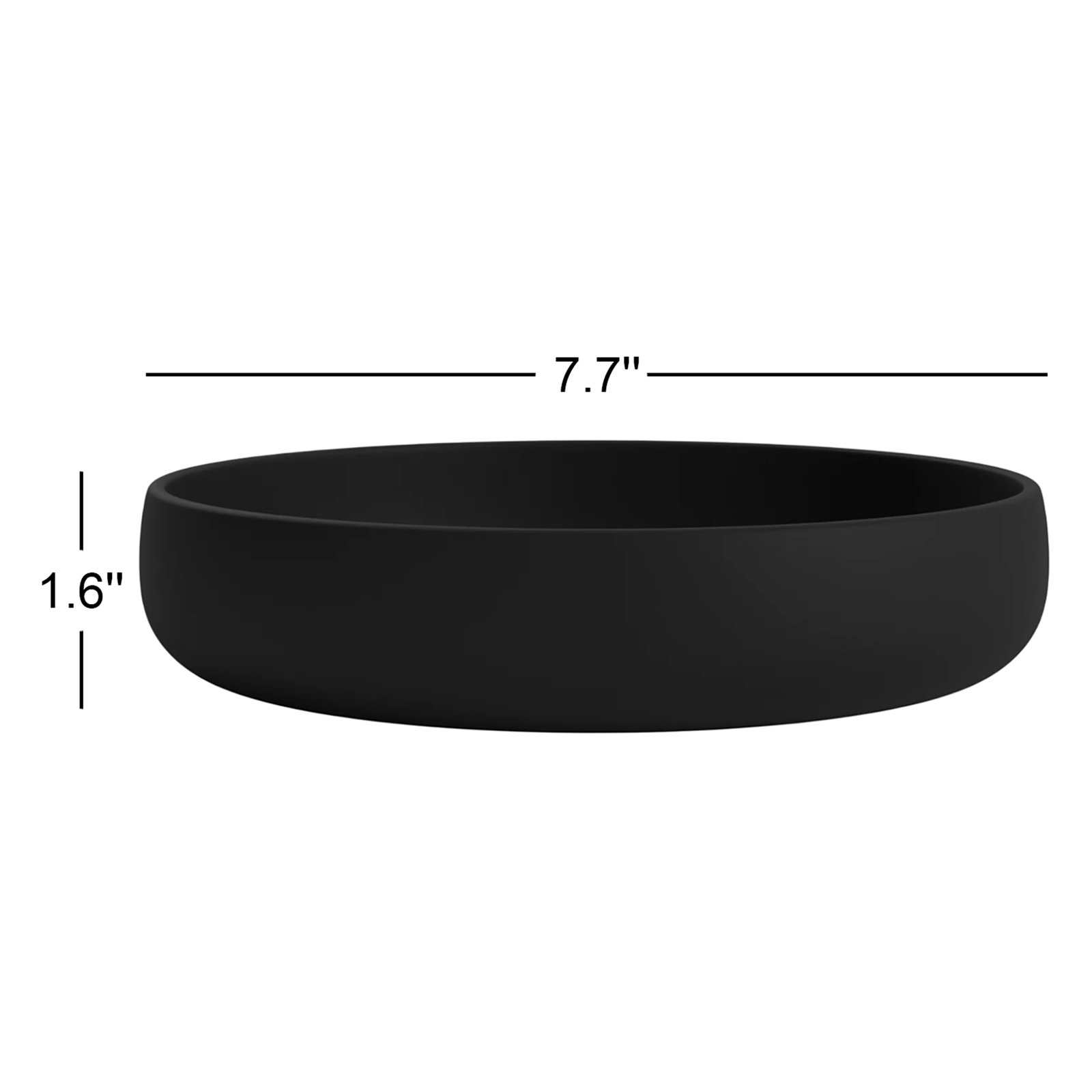 Borgen Ceramic Dining Bowl, Basalt