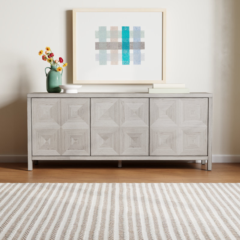 Bilbrook 76'' Media Console, White