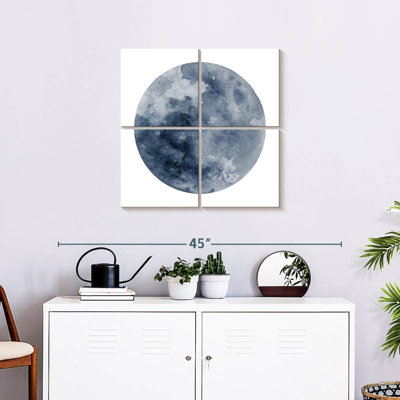 Lune bleue céleste d'Oberle