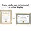 5 Pack Of Picture Frames - Plexiglass Cover - Black-101476102-101476100