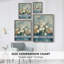 Reproduction encadrée FLORAL Series XXVI - bois massif-599771209