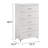 Bufkin White 5 - Drawer Chest