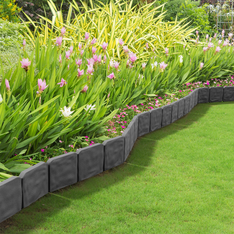 9'' H x 0.75'' W Polypropylene Lawn Edging