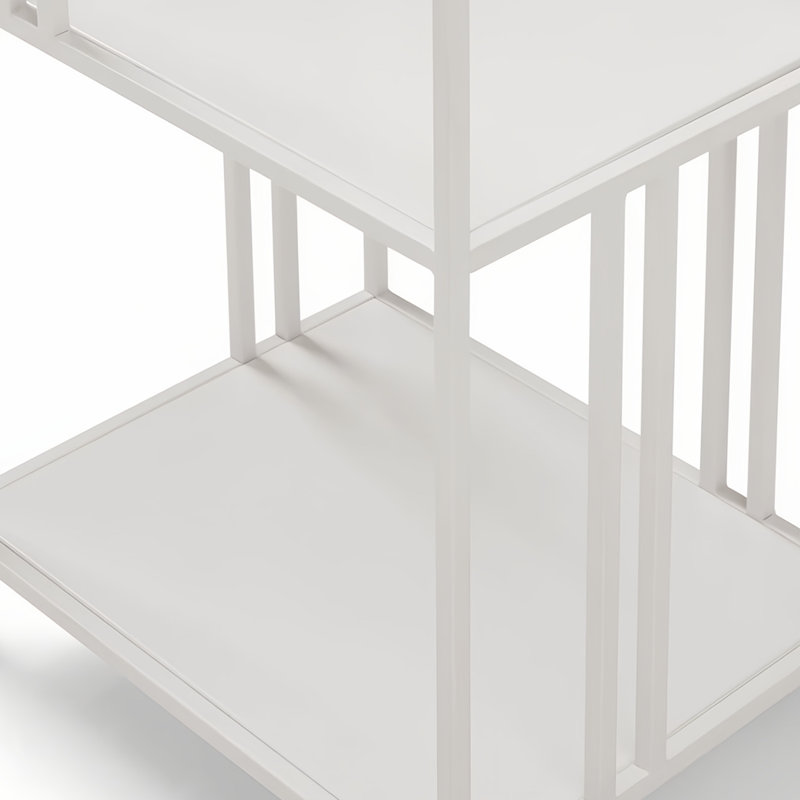 A beautiful and high-quality bookcase, (5 Shelves) 74.8"H x 17.7"W x 13.7"D, White