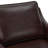 33.4" W Genuine Leather Upholstered Accent Armchair-2126048648