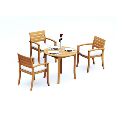 Alvarado Round Outdoor Table Set