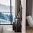 Full Body Mirror Cabinet + Round Mirror LED Vanity Table + Cushioned Stool, With 2 AC + 2 USB Power Station,17" Diameter LED Mirror, Touch Control, 3-Color, Brightness Adjustable, Large Desktop