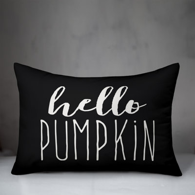  Hello Pumpkin Lumbar Pillow Cover