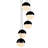 Ravello 5-Light Height Adjustable ETL Certified Integrated LED Chandelier with Globe Shades-65216910