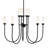  LED 2-Tier Traditional Chandelier with Layered Glass-111187487-111187489-111187484