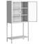 Armoire de rangement en métal 59 po H-457773091