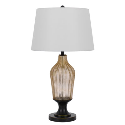 Lampe de table en verre Rutherfurd